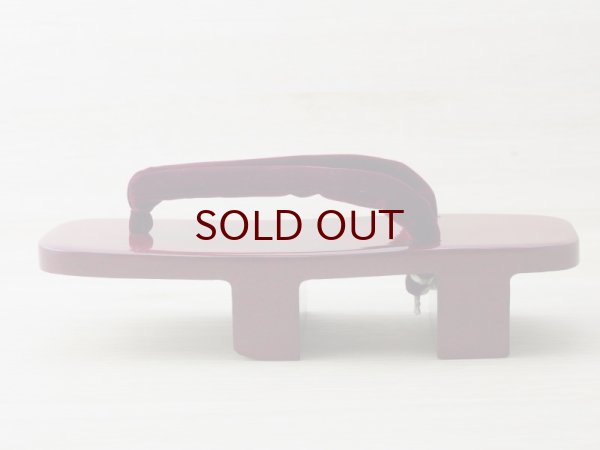 画像4: ななこ塗　女下駄 赤 (4)