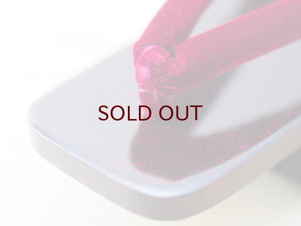 画像5: ななこ塗　女下駄 黒 (5)