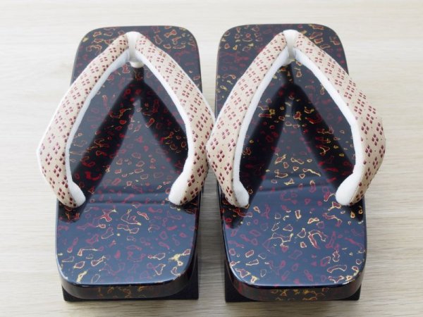 画像3: 唐塗　女下駄 黒上 (3)