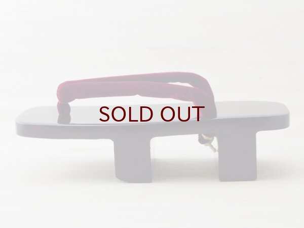 画像4: ななこ塗　女下駄 黒 (4)