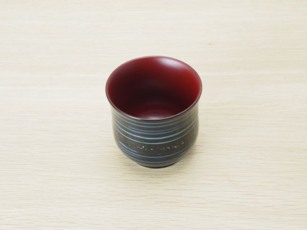 画像4: 静寂塗　お猪口　青 (4)