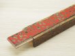 画像3: 唐塗　木製携帯箸箱赤上 (中箸用） (3)