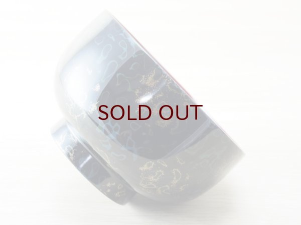 画像4: 唐塗 お椀 黒上(レンジ対応) (4)