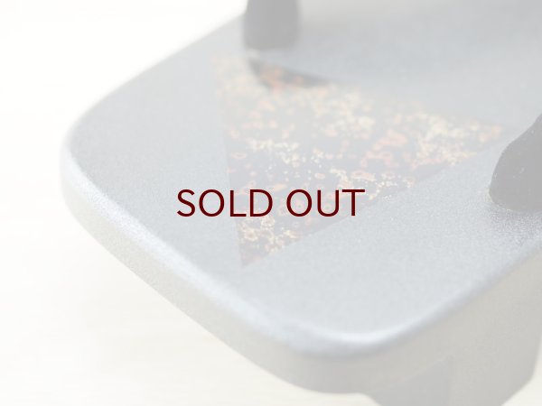 画像6: 紋紗塗　男下駄　唐塗塗り分け模様 (6)