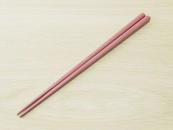 画像2: ななこ塗 女性専用箸 (桃色、オレンジ) (2)