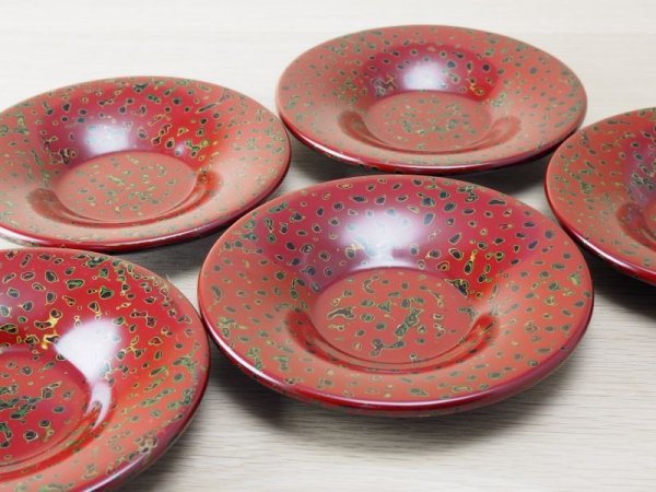 画像5: 唐塗 茶櫃セット 赤上 (5)