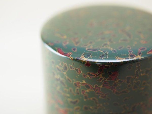 画像9: 唐塗 茶櫃セット 緑上 (9)