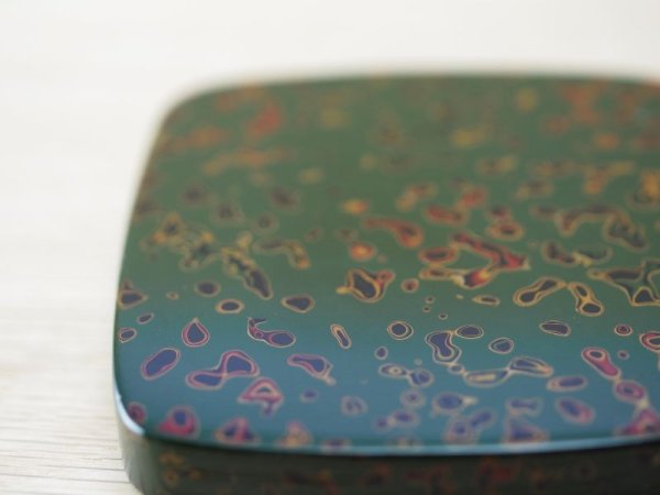 画像11: 唐塗 茶櫃セット 緑上 (11)