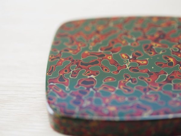 画像11: 唐塗 茶櫃セット 緑赤 (11)