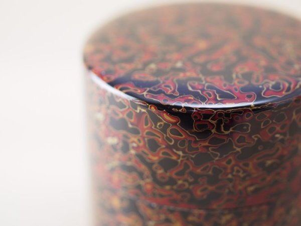 画像9: 唐塗 茶櫃セット 黒上赤彩色 (9)