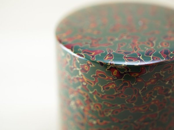 画像9: 唐塗 茶櫃セット 緑赤 (9)