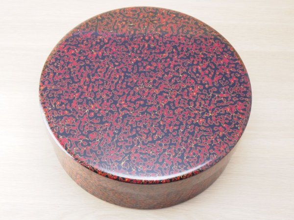 画像2: 唐塗 茶櫃セット 黒上赤彩色 (2)