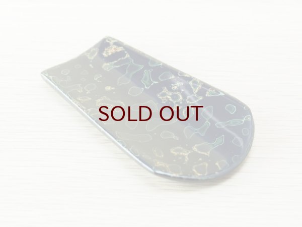 画像6: 唐塗 木製茶櫃セット (黒上緑彩色金入り) (6)