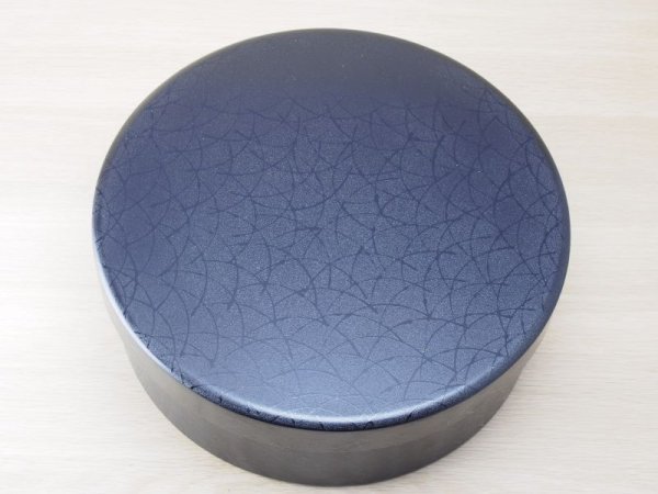 画像2: 紋紗塗 木製茶櫃セット ススキ模様 (2)