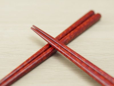 画像2: 唐塗　大箸（青、赤、緑、青ピンク）