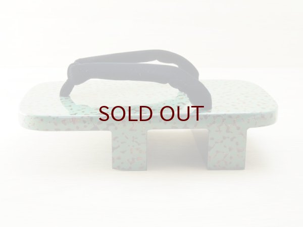 画像4: 唐塗　男下駄　緑上 (4)