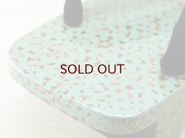 画像6: 唐塗　男下駄　緑上 (6)