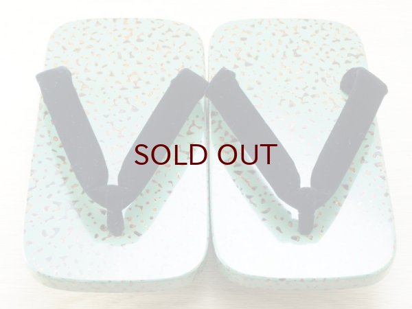 画像3: 唐塗　男下駄　緑上 (3)