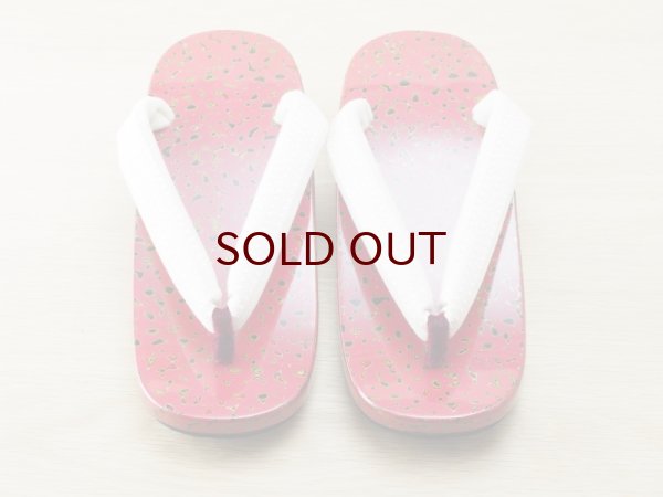 画像3: 唐塗 女下駄桃上金彩色 (3)