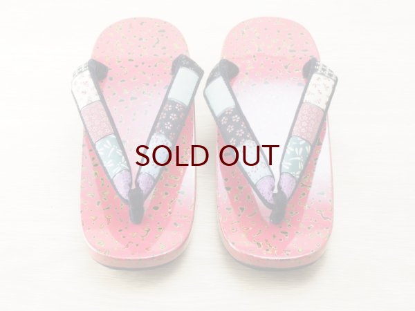 画像3: 唐塗 女下駄桃上金彩色(2) (3)