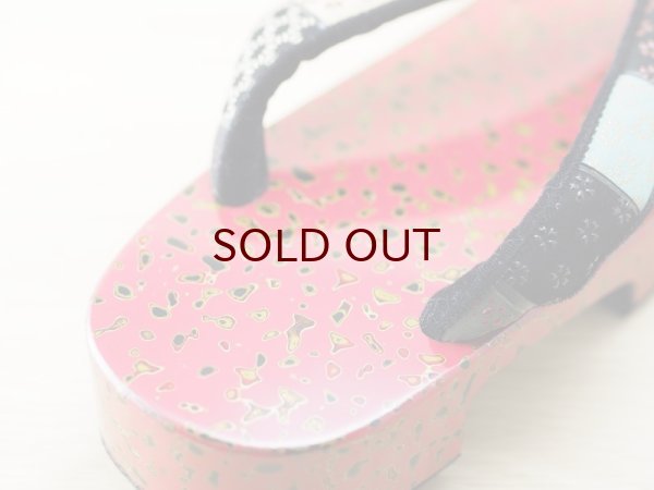 画像6: 唐塗 女下駄桃上金彩色(2) (6)