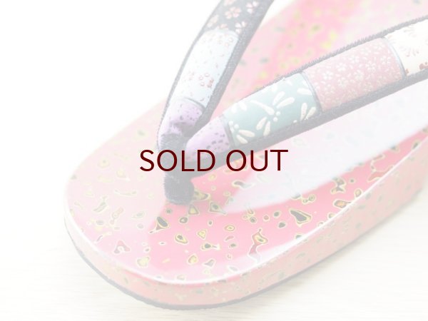 画像5: 唐塗 女下駄桃上金彩色(2) (5)