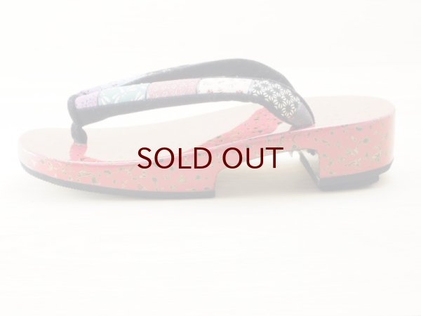 画像4: 唐塗 女下駄桃上金彩色(2) (4)