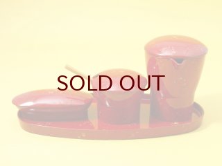 津軽塗　ボウルと皿　爪楊枝入れ 津軽塗 調味料入れ - 津軽塗専門店 恵比須屋